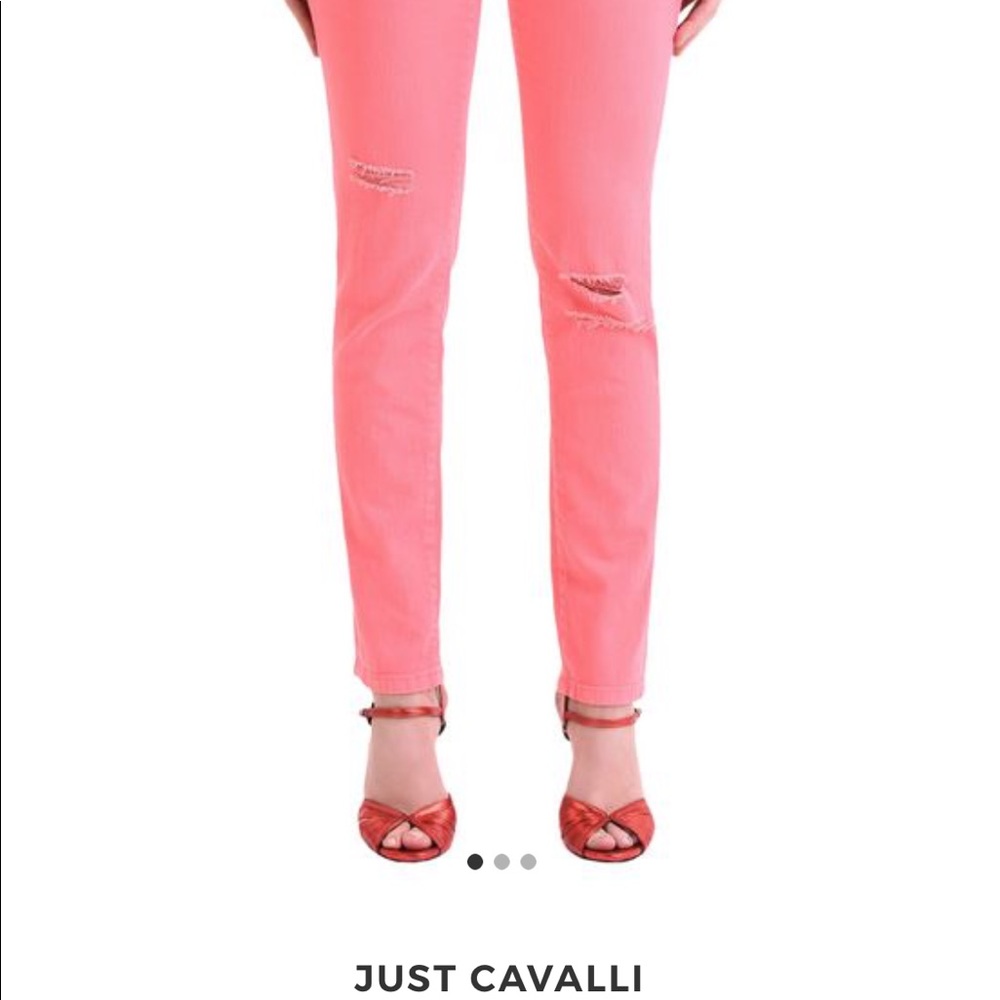 Roberto Cavalli Pink Slim Women's Jeans - Picture 8 of 16